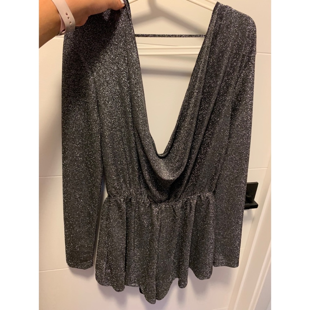 NWT Tobi Shimmery Romper
